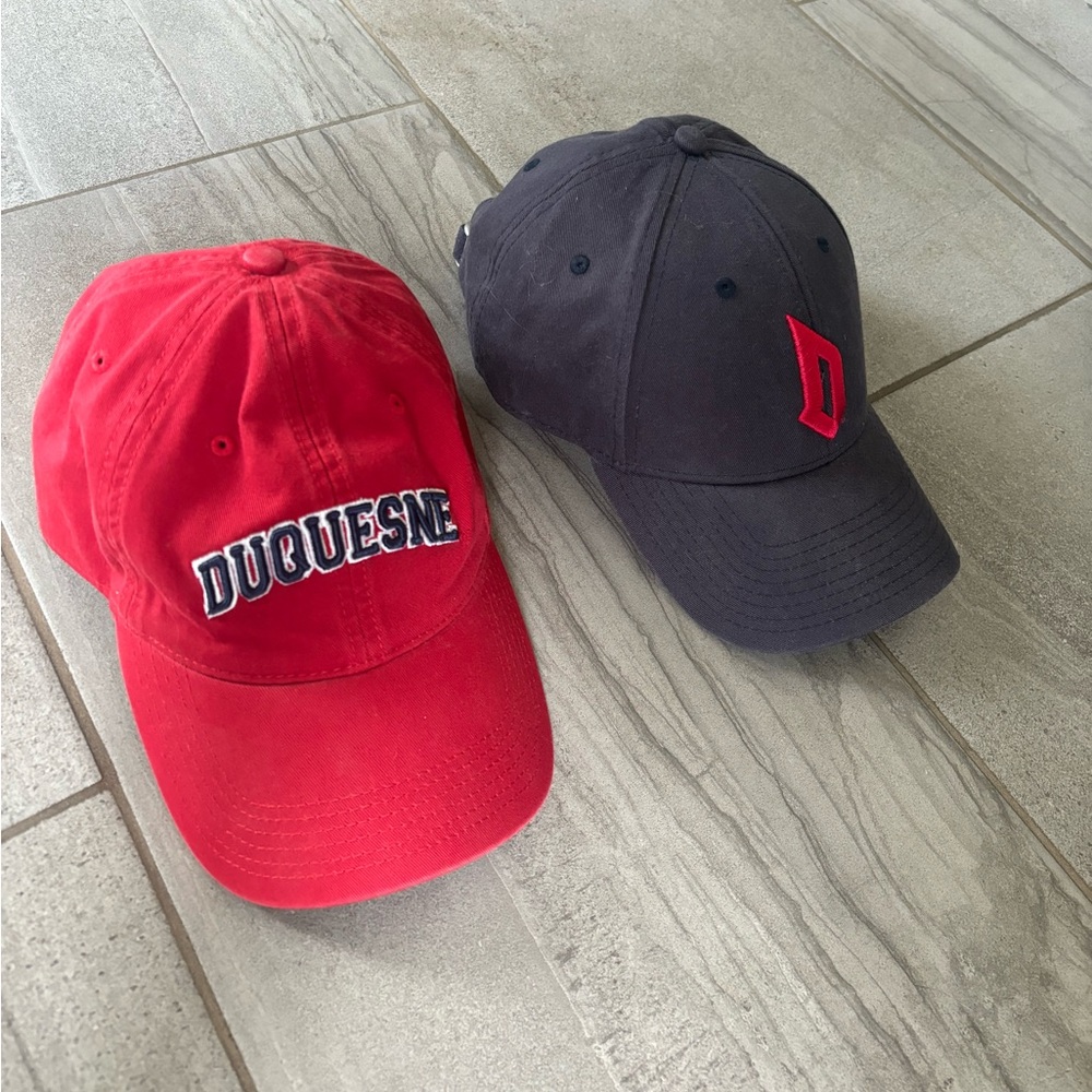 2 Duquesne University Adjustable Ballcaps